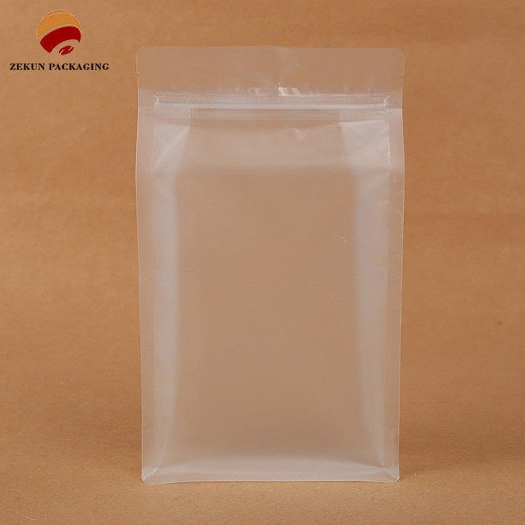 Solution de transport alimentaire Sac à fond plat avec type de traitement par extrusion multiple