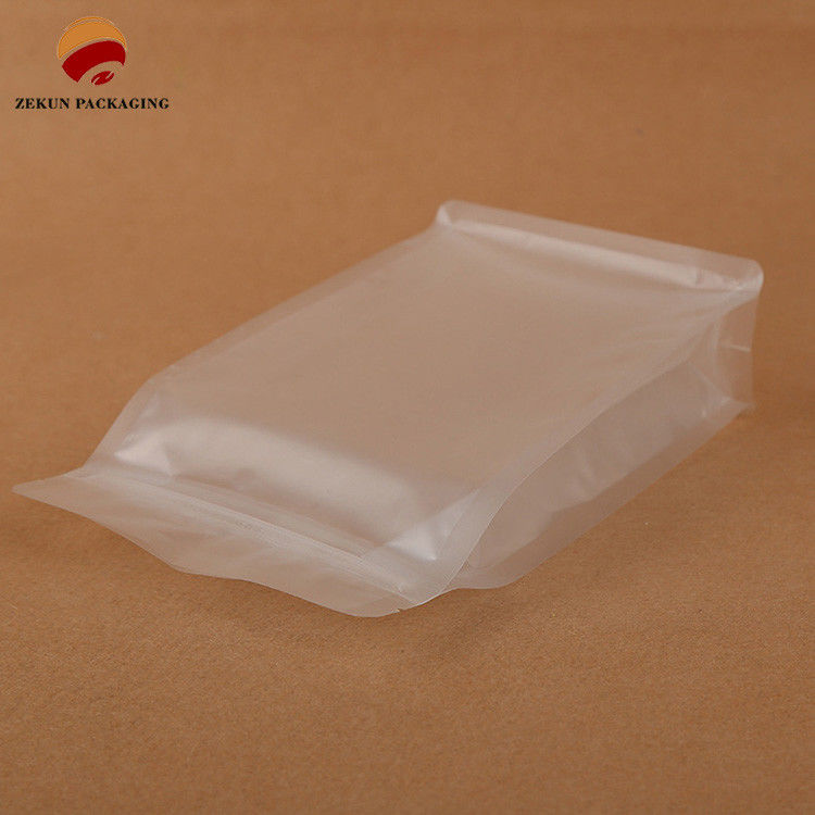 Solution de transport alimentaire Sac à fond plat avec type de traitement par extrusion multiple