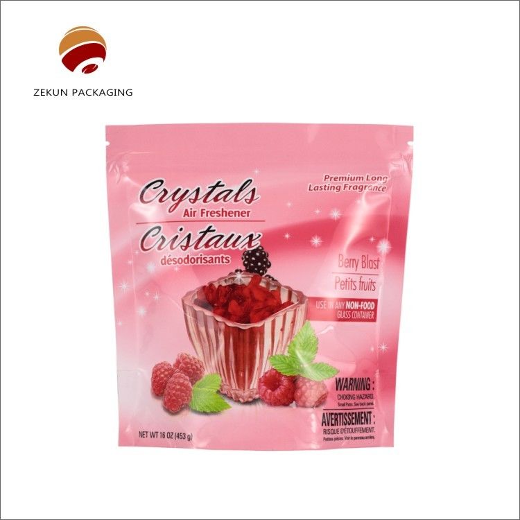 Emballage polycolore PE flexible sac debout Logo personnalisé