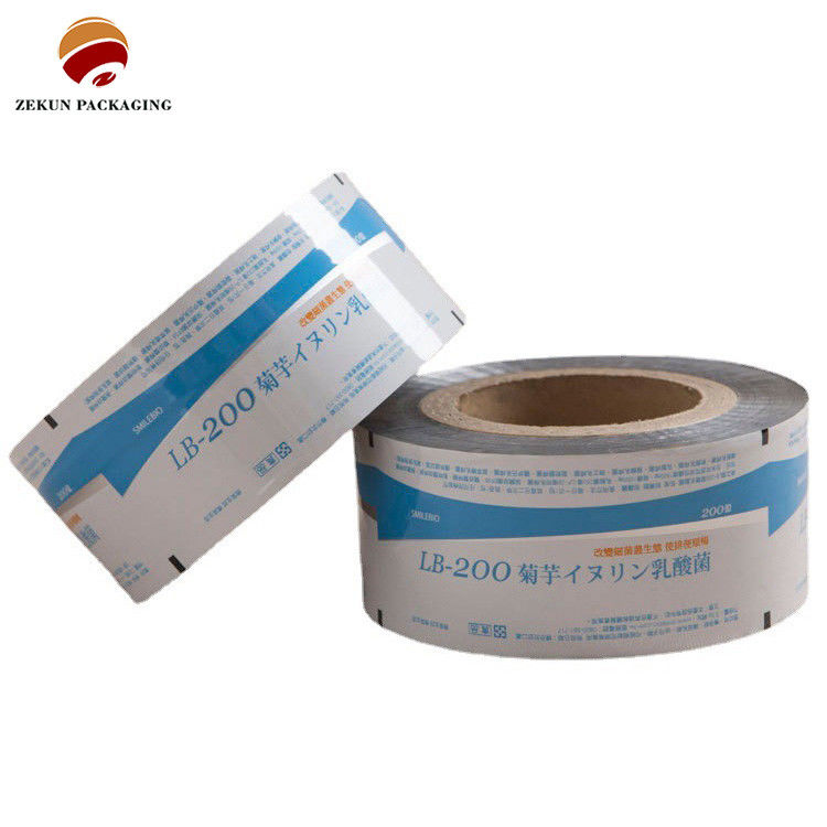 Conception de soupape personnalisable Emballage flexible Film en rouleau Emballage flexible avec fermeture à glissière et encoche