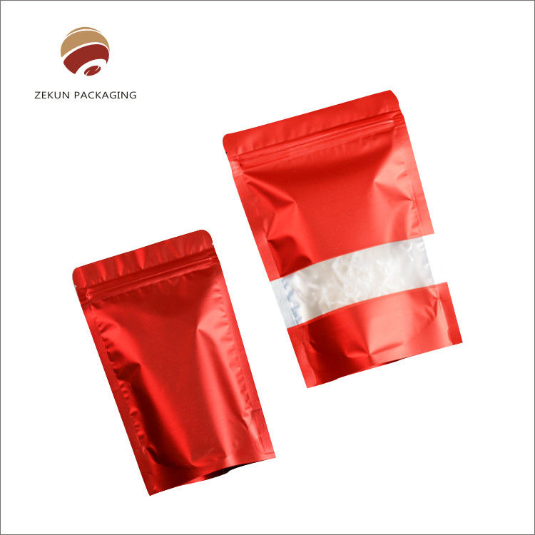 Kraft à l' épreuve de l' humidité personnalisable sac à fermeture à glissière sac à pois de café sac avec fermeture à glissière ou vanne