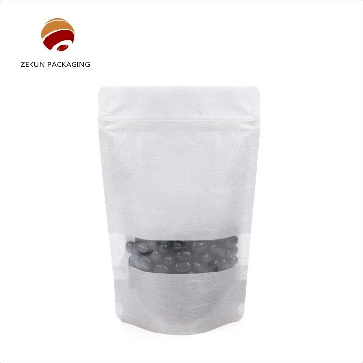 Sac en papier kraft écologique avec gravure imprimée sur la surface de mat emballage alimentaire 200g - 5kgs
