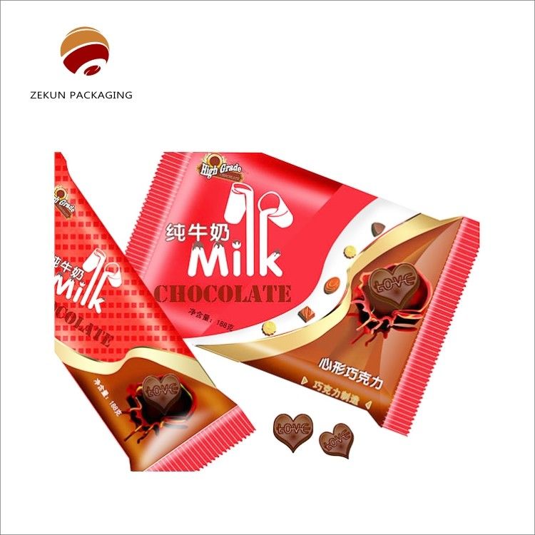 Matte personnalisé Finition Snack Sac d'emballage Gravure Impression résistant à l'humidité Surface Couleurs CMYK