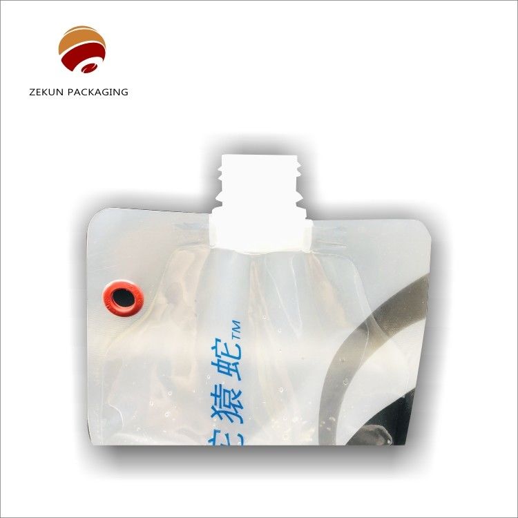 Multi-couleur personnalisée verticale écouvillon de sac stratifié avec verrouillage à fermeture à glissière debout