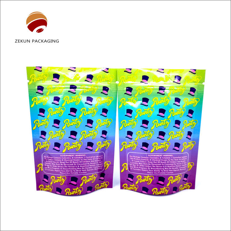 Résistance aux rayures Sac d'emballage flexible personnalisé Couleur CMYK/PANTON