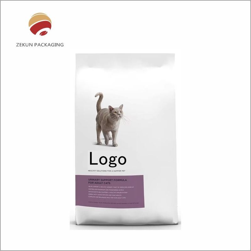 Nourriture pour animaux de compagnie personnalisée colorée Stand Up Pouch Emballage de nourriture pour animaux de compagnie avec fermeture à glissière durable