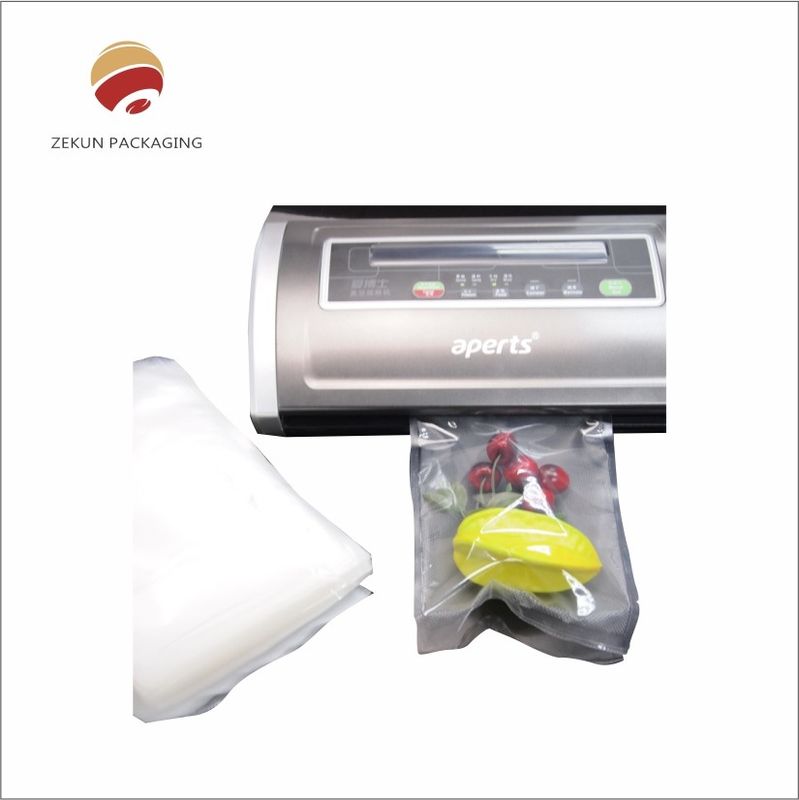 Définition Sac de scellage sous vide à 3 côtés transparent imprimé PA/PE pour la conservation des aliments