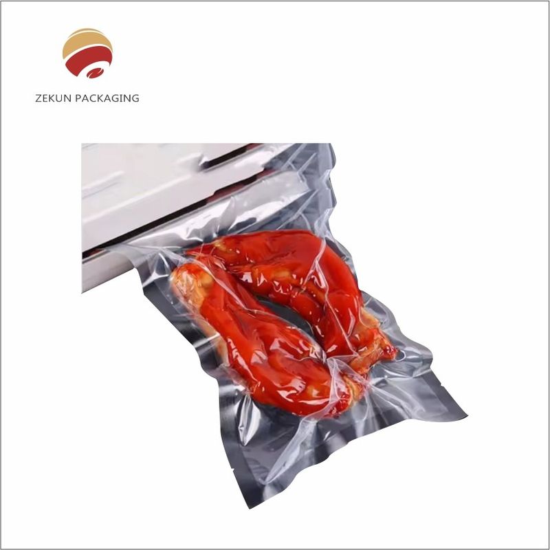 Conservation et conservation des aliments avec méthode d'étanchéité des sacs sous vide de largeur OEM Fermeture à glissière ou joint thermique