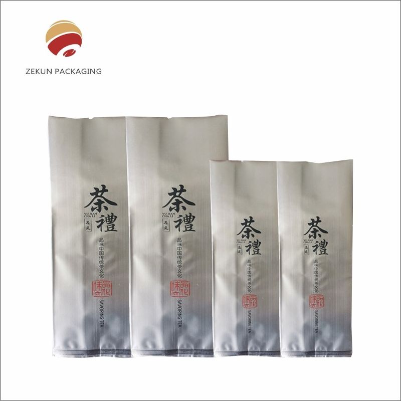 Matte ou brillant 30g - 5kgs Capacité en papier d'aluminium PET/PE sacs à thé emballages pour les aliments/boissons/aliments pour animaux de compagnie