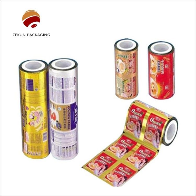 Film de rouleau d'emballage flexible Matte ou finition brillante Surface brillante/matte Finition haute propriété barrière pour vos besoins