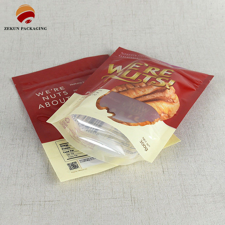 Couleur Panton Foods Ziplock Poches Gravure Impression Mat ou Finition Brillante