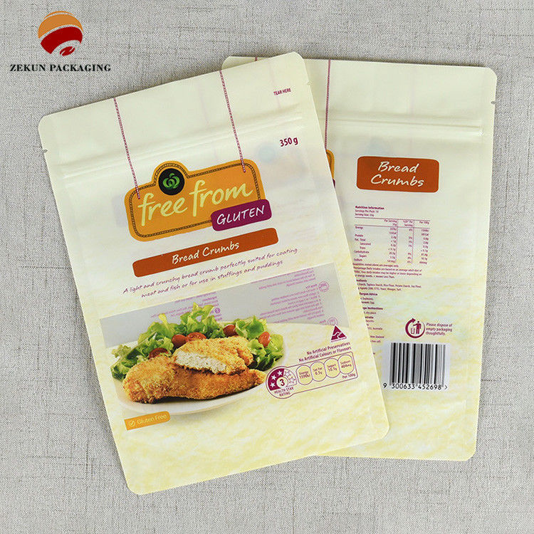 Matériau de pâte de paille sac d'emballage alimentaire joint thermique et PDF Artwork pour un joint parfait